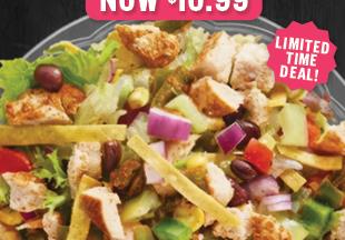 Simple, Satisfying, and Smart. $10.99 Salads for Your Best Year Yet
