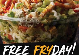 Breaking News: Free Fries on Salads on Fridays in November