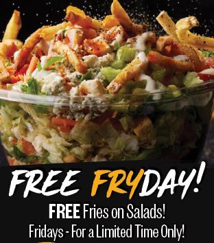 Breaking News: Free Fries on Salads on Fridays in November