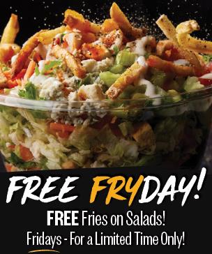 Breaking News: Free Fries on Salads on Fridays in November