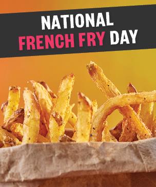 Enjoy $1 French Fries in the App for National French Fry Day