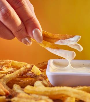 Enjoy $1 Fries Only in the App ALL MARCH LONG