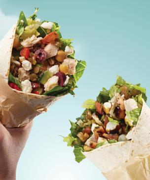 That’s Amore with our Mediterranean Wraps