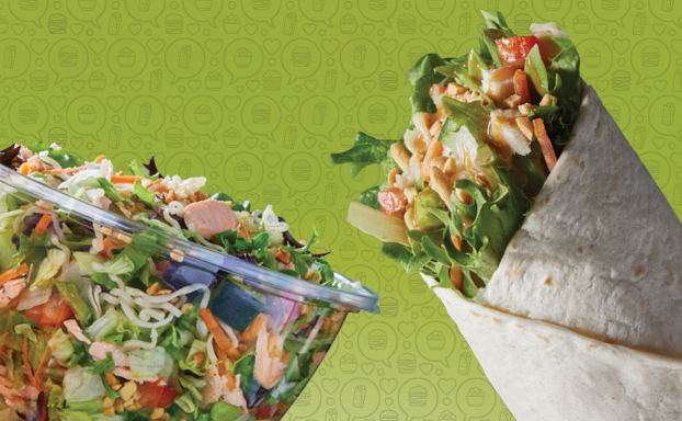Salad or Wrap? Trick Question. It’s the Same Great Stuff.