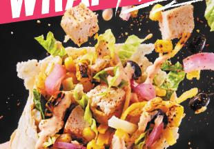Welcome to Wrapfest:  Enjoy Wraps Starting at $8.99