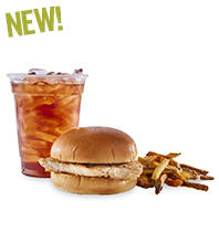 Grilled Chicken Sandwich Meal Image