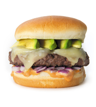 Mean Green Avocado Burger Image