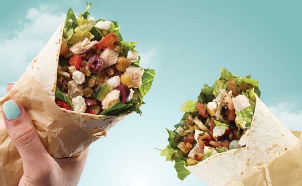 That’s Amore with our Mediterranean Wraps