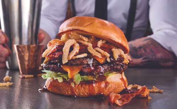 Cheers! Our Bourbon Bacon Burger is BACK!