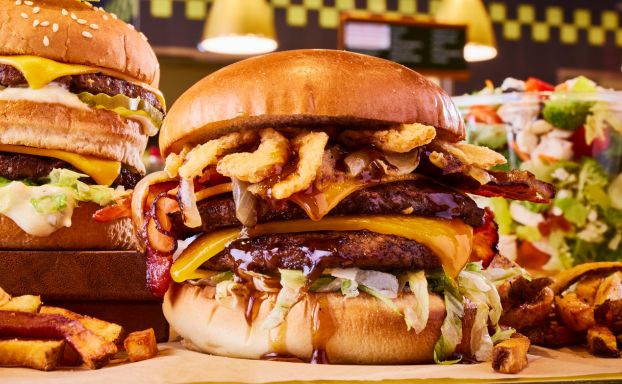Celebrate National Burger and Salad Month at Hello Bistro
