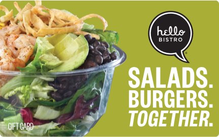 Hello Bistro gift card (salads)